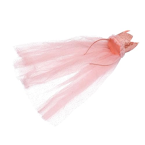PartyKindom Krone Schleier Haarreifen Glitzerndes Blumenmädchen Zubehör Mit Spitze Geburtstagsfeiern Und Besondere Anlässe Farbdesign von PartyKindom