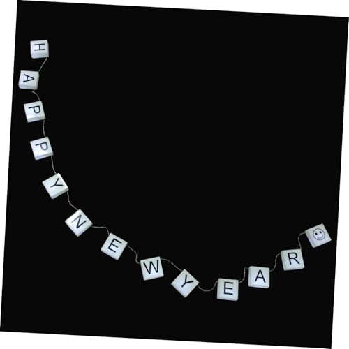 PartyKindom LED Buchstaben Lichterkette Warmweiß Leds Batteriebetrieben DIY Letter Banner Lichterkette für Hochzeitsdeko Schlafzimmer Wanddekoration PartyKindom LED Buchstaben Lichterkette Warmweiß Leds Batteriebetrieben DIY Letter Banner Lichterkette für Hochzeitsdeko Schlafzimmer Wanddekoration von PartyKindom