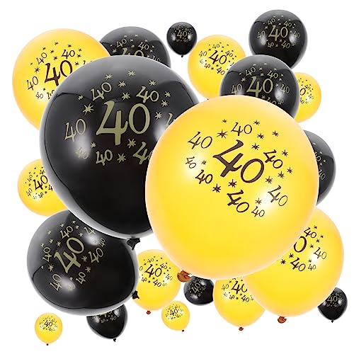 PartyKindom Latex Ballons Geburtstag Ballonset Für Geburtstagsfeier Lustige Dekoration Für Innen Und Außen Als Partyzubehör von PartyKindom