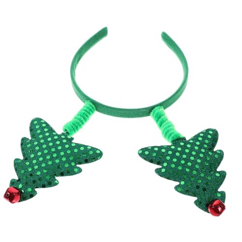 PartyKindom Leichtes Weihnachtsbaum Haarreif mit Glitzer Komfortabel und Rutschfest Festlicher Kopfschmuck für Weihnachtsfeiern Party und Cosplay Vielseitig Einsetzbar für Damen PartyKindom Leichtes Weihnachtsbaum Haarreif mit Glitzer Komfortabel und Rutschfest Festlicher Kopfschmuck für Weihnachtsfeiern Party und Cosplay Vielseitig Einsetzbar für Damen von PartyKindom