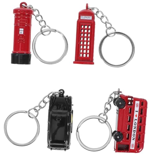 PartyKindom London Souvenir Schlüsselanhänger Bus Telefonzelle Postkasten Taxi Britische Kultursymbole Als Anhänger Für Taschen Und Schlüssel Charmantes PartyKindom London Souvenir Schlüsselanhänger Bus Telefonzelle Postkasten Taxi Britische Kultursymbole Als Anhänger Für Taschen Und Schlüssel Charmantes von PartyKindom