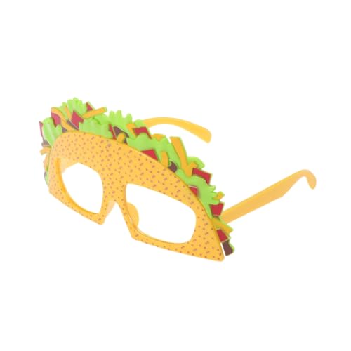 PartyKindom Lustige Partybrille Erwachsene Mexikanische Taco Sandwich Form Sonnenbrille Unisex Karnevalsaccessoire PartyKindom Lustige Partybrille Erwachsene Mexikanische Taco Sandwich Form Sonnenbrille Unisex Karnevalsaccessoire von PartyKindom