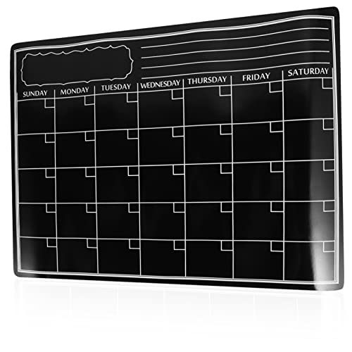 PartyKindom Magnetisches Whiteboard Kühlschrankplaner Abwischbares Schreibboard für Küche Wiederverwendbarer Notizblock mit Magnet für Familienorganisation und Erinnerungen von PartyKindom