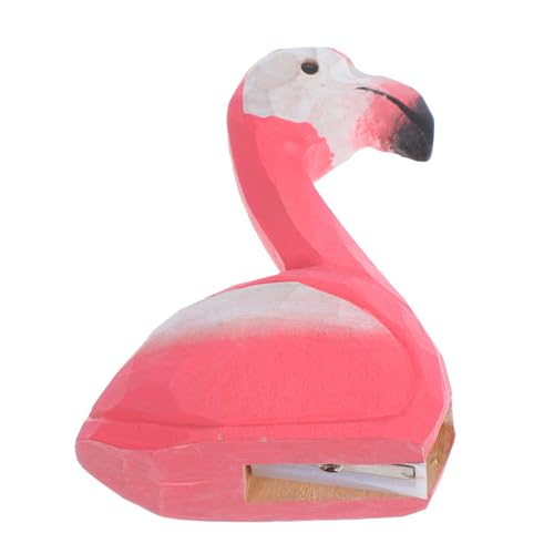 PartyKindom Manueller Flamingo Bleistiftspitzer aus Holz Klein und Tragbar Robustes Design Effizienter Anspitzer für Schule Büro und Zuhause Geeignet für Studenten von PartyKindom
