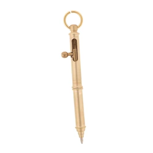 PartyKindom Messing Kugelschreiber Vintage Schreibstift aus Langlebigem Messing mit Neutraler Mine Praktischer Tragetasche Langlebig und Stilvoll zum Schreiben Zeichnen PartyKindom Messing Kugelschreiber Vintage Schreibstift aus Langlebigem Messing mit Neutraler Mine Praktischer Tragetasche Langlebig und Stilvoll zum Schreiben Zeichnen von PartyKindom