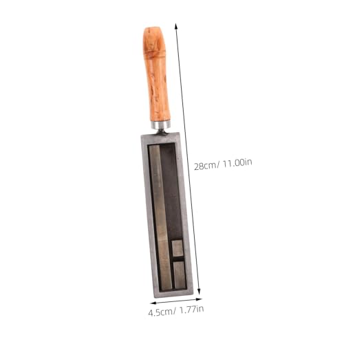 PartyKindom Metall gussform mit Ergonomischem Holzgriff Präziser Öl schmelzkanal für Gleichmäßige Hitzeverteilung Robustes Eisen metall gießform Vielseitig für Gold Silber PartyKindom Metall gussform mit Ergonomischem Holzgriff Präziser Öl schmelzkanal für Gleichmäßige Hitzeverteilung Robustes Eisen metall gießform Vielseitig für Gold Silber von PartyKindom