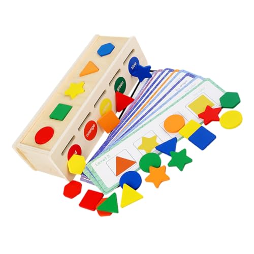PartyKindom Montessori Holzspielzeug Sortierbox für Motorikspielzeug Ab Jahr Farb Formerkennung Lernspielzeug Hand Auge koordination und Logischem Denken PartyKindom Montessori Holzspielzeug Sortierbox für Motorikspielzeug Ab Jahr Farb Formerkennung Lernspielzeug Hand Auge koordination und Logischem Denken von PartyKindom