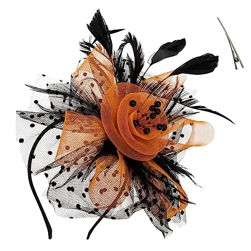 PartyKindom Multifunktionales Haarband für Partys Tragbarer Kopfschmuck aus Netzstoff für Hochzeiten Halloween und Teepartys Stilvolles Accessoire PartyKindom Multifunktionales Haarband für Partys Tragbarer Kopfschmuck aus Netzstoff für Hochzeiten Halloween und Teepartys Stilvolles Accessoire von PartyKindom