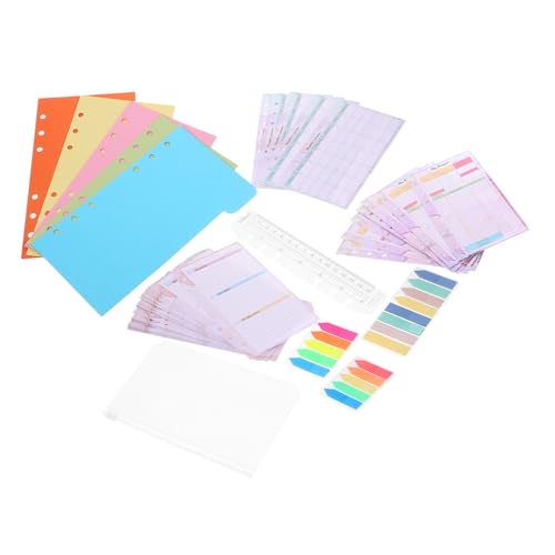 PartyKindom Nachfüllpapier Buntes Loose Leaf Papier Organizer Planer Einlagen Monatsplan Budget Notizblock Zubehör Praktisch für Schule Büro Alltag PartyKindom Nachfüllpapier Buntes Loose Leaf Papier Organizer Planer Einlagen Monatsplan Budget Notizblock Zubehör Praktisch für Schule Büro Alltag von PartyKindom