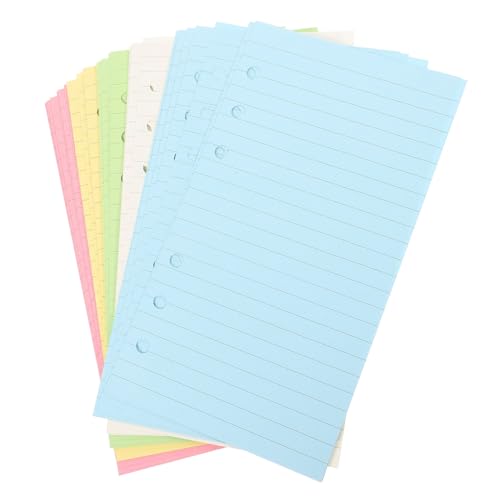 PartyKindom Nachfüllpapier Ringbuch Notizbuch Ersatzpapier Farbig Linierte Loseblätter Schreibpapier für Tagebuch und Berichte Flexible Glatte Oberfläche Installieren PartyKindom Nachfüllpapier Ringbuch Notizbuch Ersatzpapier Farbig Linierte Loseblätter Schreibpapier für Tagebuch und Berichte Flexible Glatte Oberfläche Installieren von PartyKindom