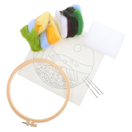 PartyKindom Nadelfilz Starterkit für Anfänger mit Werkzeugen Diy Wollfilz Bastelset für Familienaktivitäten und Herbstliche Wohnungsdekoration Ausführlicher Anleitung PartyKindom Nadelfilz Starterkit für Anfänger mit Werkzeugen Diy Wollfilz Bastelset für Familienaktivitäten und Herbstliche Wohnungsdekoration Ausführlicher Anleitung von PartyKindom
