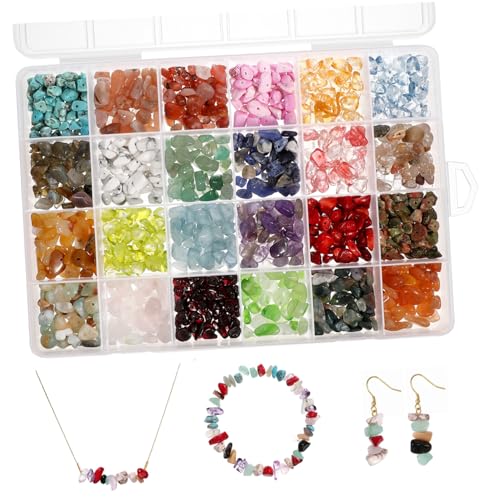 PartyKindom Naturstein Spacer Perlen Unregelmäßige Chips Perlen für DIY Schmuckherstellung Fächer Hochwertige Steinperlen für Ohrringe Armbänder und Mehr PartyKindom Naturstein Spacer Perlen Unregelmäßige Chips Perlen für DIY Schmuckherstellung Fächer Hochwertige Steinperlen für Ohrringe Armbänder und Mehr von PartyKindom