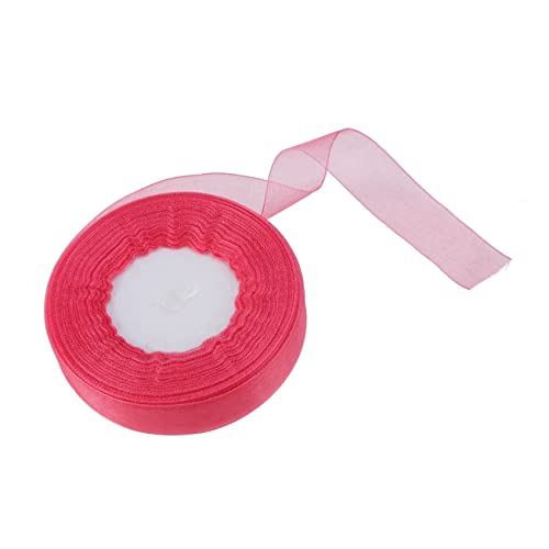 PartyKindom Organza Geschenkband Rot Organza Band für Hochzeitsdekoration DIY Party Geschenkverpackung Schleife Zubehör PartyKindom Organza Geschenkband Rot Organza Band für Hochzeitsdekoration DIY Party Geschenkverpackung Schleife Zubehör von PartyKindom