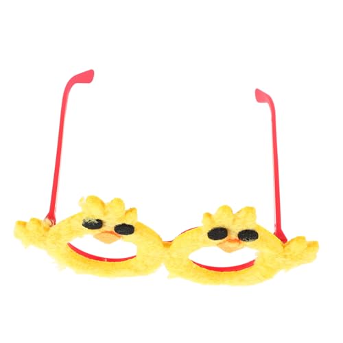 PartyKindom Osterparty Brille Küken Design Robustem Kunststoff Lustige Tierbrille für Feiertagsaufführungen Partys Witzige Brillen für Ostern von PartyKindom