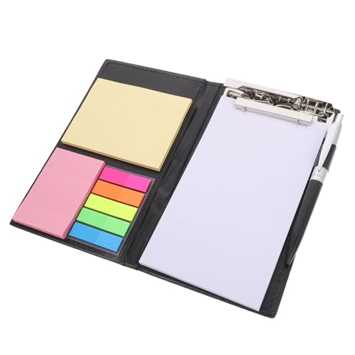 PartyKindom PU Notizblock Set mit Stift Tragbares Taschennotizbuch mit Klebezetteln und Index Tabs Selbstklebende Haftnotizen Organizer für Büro Studium und Schule Schwarzes Business Design PartyKindom PU Notizblock Set mit Stift Tragbares Taschennotizbuch mit Klebezetteln und Index Tabs Selbstklebende Haftnotizen Organizer für Büro Studium und Schule Schwarzes Business Design von PartyKindom