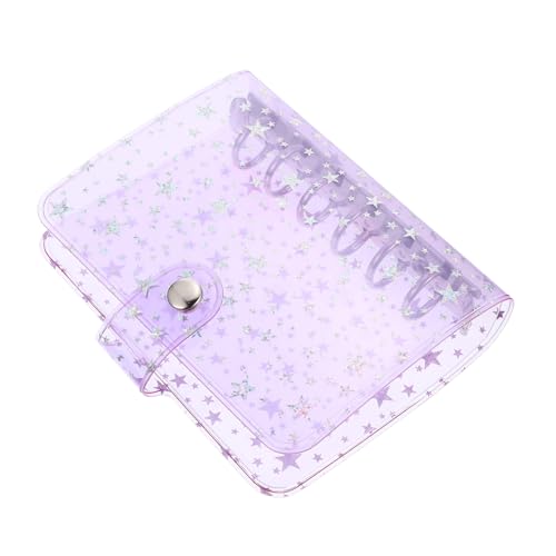 PartyKindom PVC Loseblattschutz Hülle mit Ringen Notizbuch Cover in mit Sternmotiv Langlebiger Organizer für Büro Schule und Scrapbook PartyKindom PVC Loseblattschutz Hülle mit Ringen Notizbuch Cover in mit Sternmotiv Langlebiger Organizer für Büro Schule und Scrapbook von PartyKindom