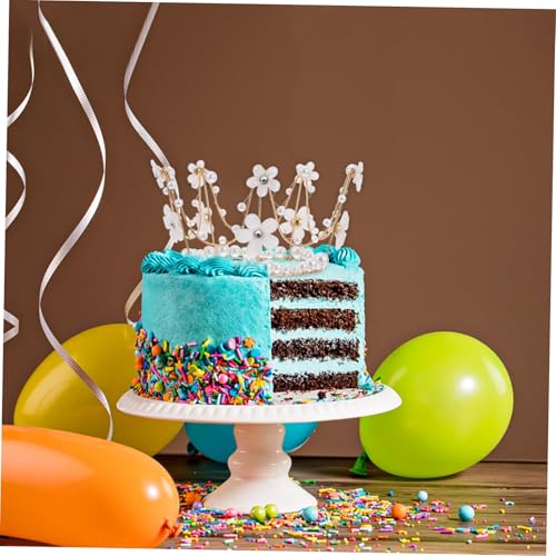 PartyKindom Perlen kronen haarschmuck Cake Topper Elegante Tortendeko für Geburtstag Hochzeit Party Geeignet als Festliche Kopfbedeckung und Stilvolle Kuchenverzierung Vielseitig Einsetzbar PartyKindom Perlen kronen haarschmuck Cake Topper Elegante Tortendeko für Geburtstag Hochzeit Party Geeignet als Festliche Kopfbedeckung und Stilvolle Kuchenverzierung Vielseitig Einsetzbar von PartyKindom