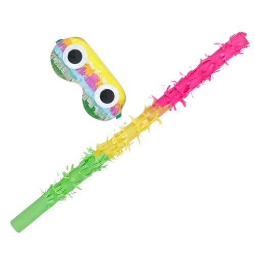 PartyKindom Pinata Stick und Augenbinde Robustes Partyspiel Zubehör für Erwachsene Geeignet für Geburtstagsfeiern Karneval und Festlichkeiten Leicht und Einfach zu Halten Perfektes Mitgebsel PartyKindom Pinata Stick und Augenbinde Robustes Partyspiel Zubehör für Erwachsene Geeignet für Geburtstagsfeiern Karneval und Festlichkeiten Leicht und Einfach zu Halten Perfektes Mitgebsel von PartyKindom