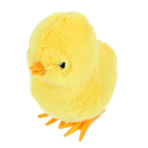 PartyKindom Plüsch Huhn Aufziehspielzeug Kreatives Springendes Hühner Für Aufwickeln Und Hüpfen Kinderspielzeug Für Ostern Und Geburtstagsgeschenke von PartyKindom