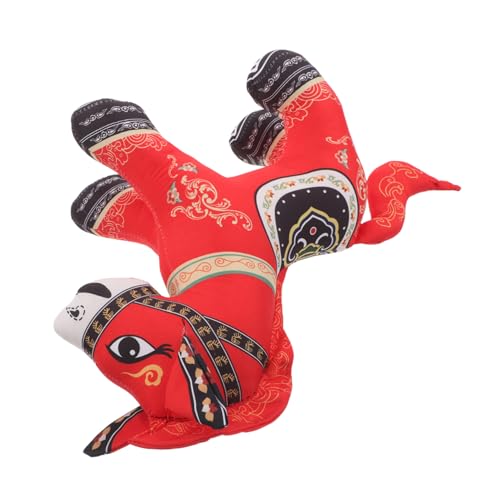 PartyKindom Plüsch Pferd Stofftier Chinesisches Tierkreiszeichen Maskottchen Kuscheltier Weiches Samtstoff Geschenk für Sammler Chinesisches Neujahr Souvenir von PartyKindom
