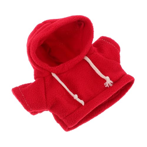 PartyKindom Plüschbär Kleidung mit Shirt und Hoodie für DIY Puppen und Tier Süßes Zubehör für Kreativität und Pflegeleicht und Bequem von PartyKindom