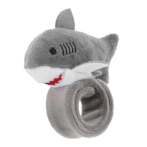 PartyKindom Plüschring Gastgeschenke Für Kindergeburtstage Band Animal-Slap-armbänder Knuddelig Plüschtiere Ausgestopft Tierarmbänder Party Matschig Jungs Grey Pp Baumwolle von PartyKindom