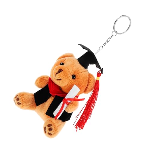 PartyKindom Plüschtier-Anhänger Schlüssel hängende Verzierung Schlüsselanhänger-Ornament mit Cartoon-Bär brown bear stofftier schlüsselanhänger Flauschiger Schlüsselanhänger-Ornament PartyKindom Plüschtier-Anhänger Schlüssel hängende Verzierung Schlüsselanhänger-Ornament mit Cartoon-Bär brown bear stofftier schlüsselanhänger Flauschiger Schlüsselanhänger-Ornament von PartyKindom