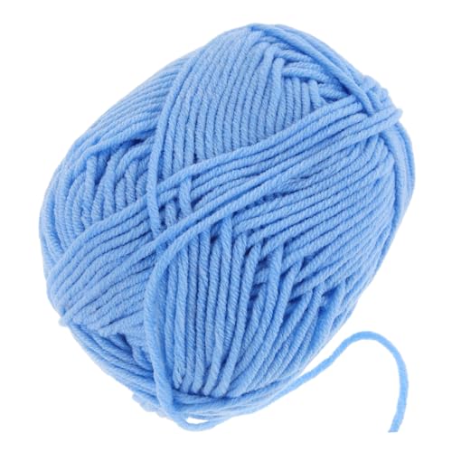 PartyKindom Portable Baumwollgarn für Häkeln und Stricken Vielseitiges Langlebiges DIY Garn in Hellblau Weiches Bequemes Garn für Haushalt Schmuckherstellung und Dekoration Einfach zu von PartyKindom