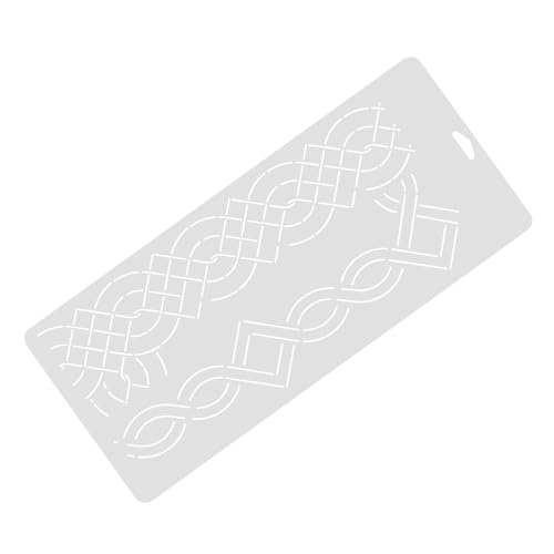 PartyKindom Quilting Schablone Leichtes Langlebiges Patchwork Lineal mit Glatten Kanten für Präzises Quilten Heimnähmaschine DIY Nähwerkzeug Geeignet für Quilten Anfänger und Präzise von PartyKindom