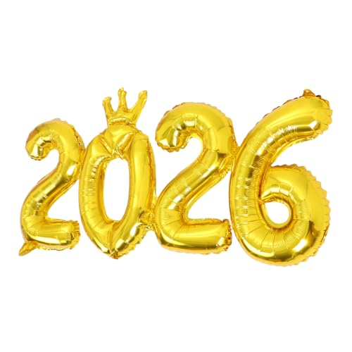 PartyKindom Riesige Goldene Ballons für Neujahr Abschlussfeier und Hochzeiten Dekoration für Unvergessliche Fotomomente PartyKindom Riesige Goldene Ballons für Neujahr Abschlussfeier und Hochzeiten Dekoration für Unvergessliche Fotomomente von PartyKindom