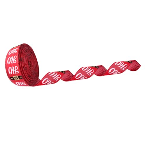 PartyKindom Rotes Weihnachtsband für Geschenkverpackung und DIY Schleifen Hochwertige Satin Geschenkband Deko für Weihnachtsbaum Basteln und Festliche Dekoration PartyKindom Rotes Weihnachtsband für Geschenkverpackung und DIY Schleifen Hochwertige Satin Geschenkband Deko für Weihnachtsbaum Basteln und Festliche Dekoration von PartyKindom