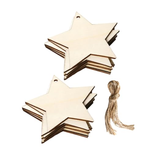 PartyKindom Rustikale Holzsterne DIY Holzdeko Hängen Glatte Oberfläche Vielseitig für Valentinstag Hochzeit Weihnachten Basteln und Dekoration PartyKindom Rustikale Holzsterne DIY Holzdeko Hängen Glatte Oberfläche Vielseitig für Valentinstag Hochzeit Weihnachten Basteln und Dekoration von PartyKindom