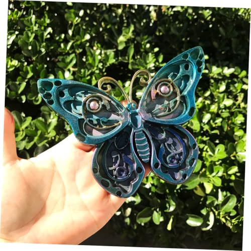 PartyKindom Schmetterling Silikonform Epoxidharz Gießform DIY Bastelset für Wanddekoration Langlebig Glatt Haftfrei für Kunstwerke von PartyKindom
