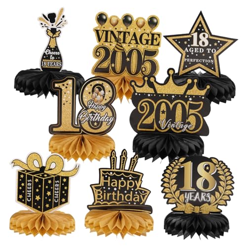 PartyKindom Schwarze Gold Geburtstags Dekoration Jahre Honeycomb Tischmittelstück Leichte Papier Bienenwabe für Party Freunde Kreative Geburtstagsdeko PartyKindom Schwarze Gold Geburtstags Dekoration Jahre Honeycomb Tischmittelstück Leichte Papier Bienenwabe für Party Freunde Kreative Geburtstagsdeko von PartyKindom