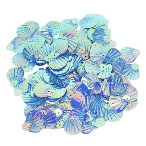 PartyKindom Shell Pailletten Pack Doppelloch Pailletten für DIY Handwerk Nähzubehör Dekoration für Kleidung Ohrringe und Bastelprojekte Hochwertige Glanzmaterialien von PartyKindom