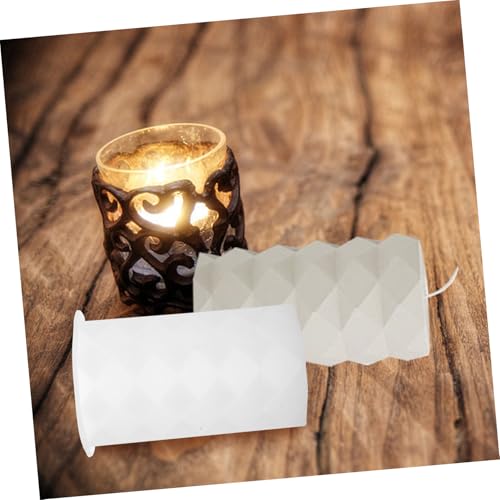 PartyKindom Silikon Kerzenform Diamantform Langlebig und Sicher für DIY Kerzenherstellung und Basteln Vielseitige Gießform für Duftkerzen Seifen und Kreative Handwerksprojekte als von PartyKindom