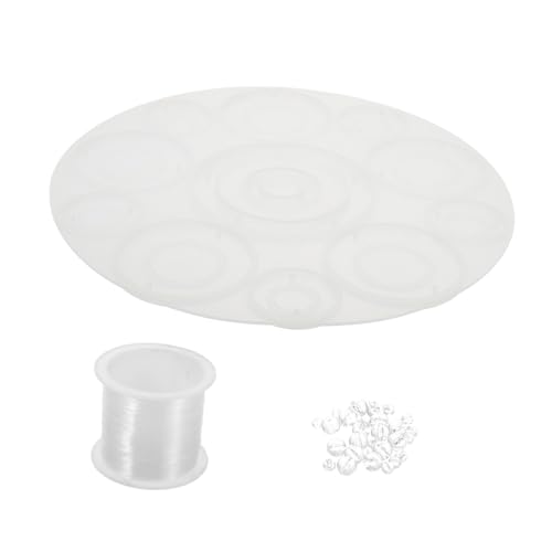 PartyKindom Silikon Windspiel Gießform Flexibel Langlebig DIY Anhänger Bastelform Wiederverwendbar Silikonform für Resinharz für Windspiele und Kreative Geschenkideen von PartyKindom