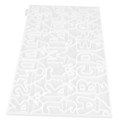 PartyKindom Silikonbuchstaben Gießform für DIY Schlüsselanhänger Anhänger Flexible Epoxidharzform Weihnachtsmotiv Silikonform zum Basteln von Personalisierten Schmuckstücken PartyKindom Silikonbuchstaben Gießform für DIY Schlüsselanhänger Anhänger Flexible Epoxidharzform Weihnachtsmotiv Silikonform zum Basteln von Personalisierten Schmuckstücken von PartyKindom