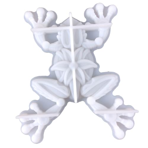 PartyKindom Silikonform Frosch Wiederverwendbar Antihaftbeschichtet Flexible Gießform für Epoxidharz DIY Langlebig Leicht zu Reinigen für Frosch Deko und Kreative Bastelprojekte von PartyKindom