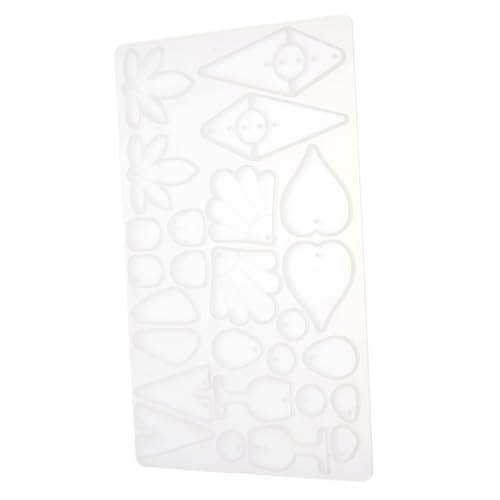 PartyKindom Silikonform für DIY Schmuckherstellung Reißfestes Epoxidharz Formset für Anhänger Ohrringe und Schlüsselanhänger Flexible Gießform mit Feiner Detailstruktur Langlebig und Leicht PartyKindom Silikonform für DIY Schmuckherstellung Reißfestes Epoxidharz Formset für Anhänger Ohrringe und Schlüsselanhänger Flexible Gießform mit Feiner Detailstruktur Langlebig und Leicht von PartyKindom