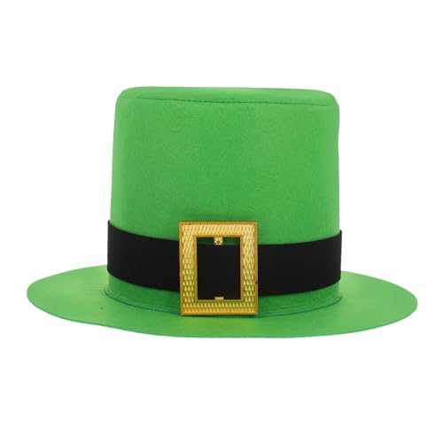 PartyKindom St. Patrick's Day Hut Kleid Ereignis faltbar Festival Irischer Partyhut Irische Themenaccessoires Stylischer Filzhut irische hüte für männer st patricks day hut Filzstoff Green PartyKindom St. Patrick's Day Hut Kleid Ereignis faltbar Festival Irischer Partyhut Irische Themenaccessoires Stylischer Filzhut irische hüte für männer st patricks day hut Filzstoff Green von PartyKindom