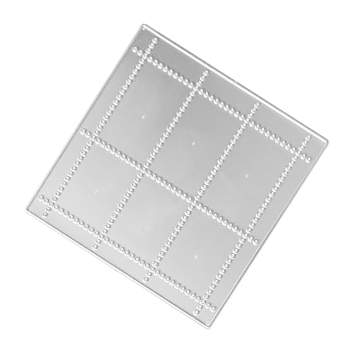 PartyKindom Stempel Stanzform Kohlenstoffstahl Dekorative Prägeschablone für DIY Projekte für Scrapbooking und Weihnachtsdekoration Robust und Einfach zu Bedienen von PartyKindom