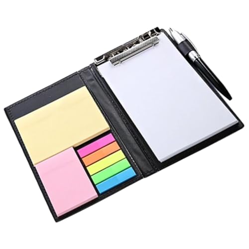 PartyKindom Sticky Memo Pads mit Farbigen Haftnotizen und Selbstklebenden Annotation Tabs Stark Haftend Abreißbar Vielseitig für Schule Büro Studenten Praktische Notizzettel in Schwarz PartyKindom Sticky Memo Pads mit Farbigen Haftnotizen und Selbstklebenden Annotation Tabs Stark Haftend Abreißbar Vielseitig für Schule Büro Studenten Praktische Notizzettel in Schwarz von PartyKindom