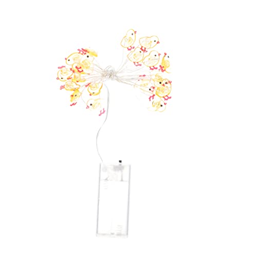 PartyKindom Teilige Kleine Gelbe LED Lichterkette Warmweiß Batteriebetrieben Flexible Kupferdraht Osterdekoration Partybeleuchtung für Kinderzimmer und Festtagsdeko PartyKindom Teilige Kleine Gelbe LED Lichterkette Warmweiß Batteriebetrieben Flexible Kupferdraht Osterdekoration Partybeleuchtung für Kinderzimmer und Festtagsdeko von PartyKindom