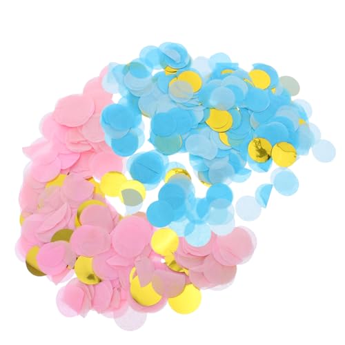 PartyKindom Teiliges Gender Reveal Konfetti Rosa und Blau Rund pro Farbe Papierbasiert Schadstofffrei Vielseitig für Tischdekoration Einfache Farbtöne PartyKindom Teiliges Gender Reveal Konfetti Rosa und Blau Rund pro Farbe Papierbasiert Schadstofffrei Vielseitig für Tischdekoration Einfache Farbtöne von PartyKindom