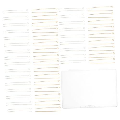 PartyKindom Teiliges Schmuck Ösenstifte für DIY Schmuckherstellung Robuste Offene Stecknadeln in Gold Silber Vielseitig für Halsketten Ohrringe und Armbänder Langlebig und Leicht zu PartyKindom Teiliges Schmuck Ösenstifte für DIY Schmuckherstellung Robuste Offene Stecknadeln in Gold Silber Vielseitig für Halsketten Ohrringe und Armbänder Langlebig und Leicht zu von PartyKindom