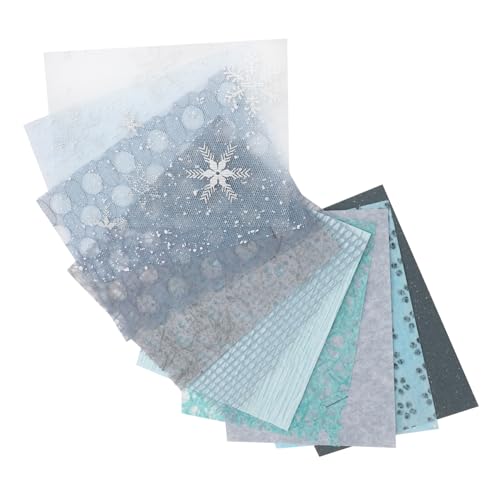 PartyKindom Teiliges Strukturiertes Vintage Bastelpapier für Scrapbooking und Handarbeit Buntes Dekoratives Hintergrundpapier für DIY Fotoalben Grußkarten und Geschenkverpackungen von PartyKindom