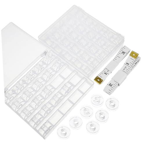 PartyKindom Teiliges Transparente Kunststoff Unterfadenspulen für Nähmaschinen Kompakte Leicht Drehbare Bobbins als Praktisches Nähmaschinenzubehör für Präzises Nähen und Einfache PartyKindom Teiliges Transparente Kunststoff Unterfadenspulen für Nähmaschinen Kompakte Leicht Drehbare Bobbins als Praktisches Nähmaschinenzubehör für Präzises Nähen und Einfache von PartyKindom