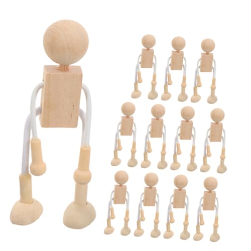 PartyKindom Teiliges Unvollendete Holzfiguren Puppen zum Bemalen DIY Kreative Cartoon holzpuppen für Basteln Dekoration und Geschenkidee für Zuhause Schule Büro PartyKindom Teiliges Unvollendete Holzfiguren Puppen zum Bemalen DIY Kreative Cartoon holzpuppen für Basteln Dekoration und Geschenkidee für Zuhause Schule Büro von PartyKindom