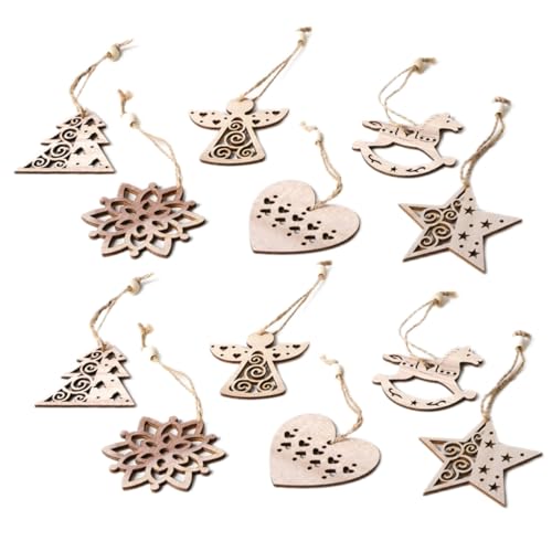 PartyKindom Teiliges Weihnachtsbaumschmuck aus Holz Natürliche Holzscheiben und Chips DIY Weihnachtsdeko zum Bemalen Handliche Christbaumschmuck Anhänger für Kreative Graffiti Bastelprojekte PartyKindom Teiliges Weihnachtsbaumschmuck aus Holz Natürliche Holzscheiben und Chips DIY Weihnachtsdeko zum Bemalen Handliche Christbaumschmuck Anhänger für Kreative Graffiti Bastelprojekte von PartyKindom